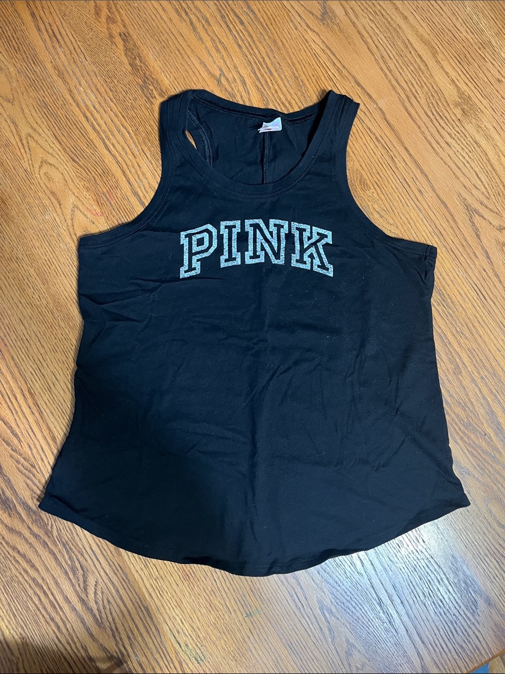 Black Pink Victoria’s Secret racerback tank top